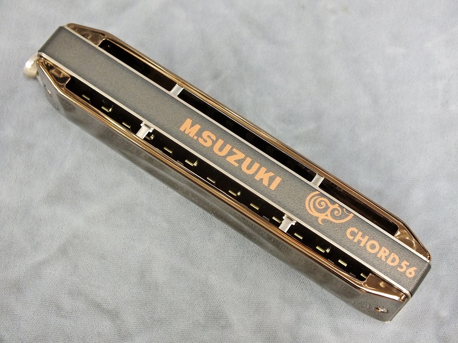【値下げ不可】M. Suzuki SSCH-56 コードハーモニカ ケース付き SUZUKI “CHORD56” SSCH-56 【スライド式コードハーモニカ】 - 谷口楽器