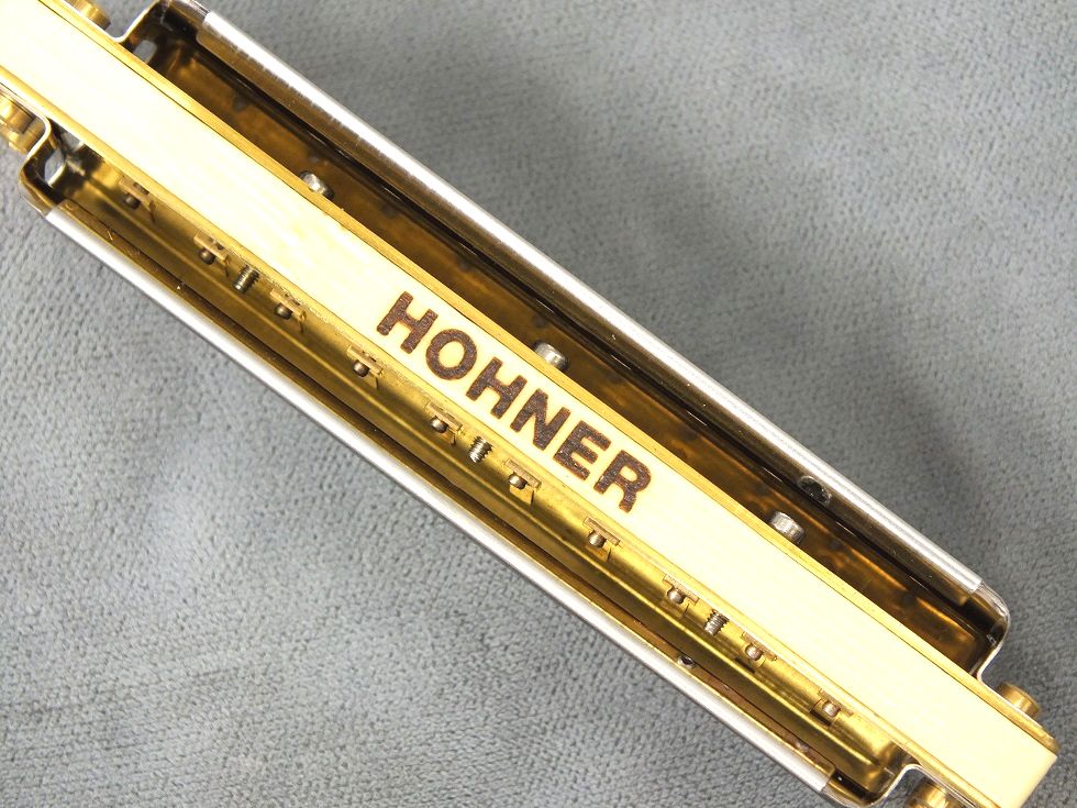 希少品　Hohner Marine Band ブルースハープ ゴールド HOHNER Marine Band Crossover 【10ホールズ(ブルースハープ)】 - 谷口楽器