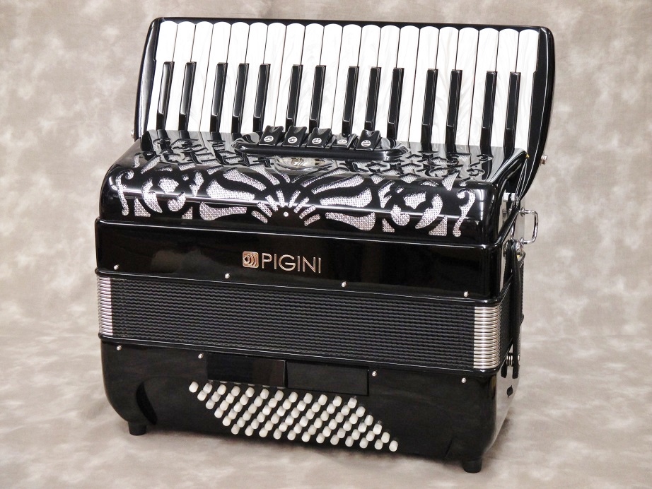 PIGINI Prelude [Black] 【アコーディオン】 - 谷口楽器
