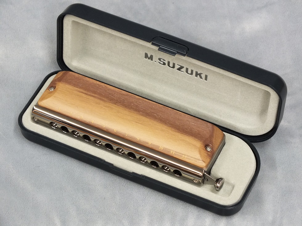 SUZUKI G-48W (木製カバーモデル) 【クロマチックハーモニカ】 - 谷口楽器