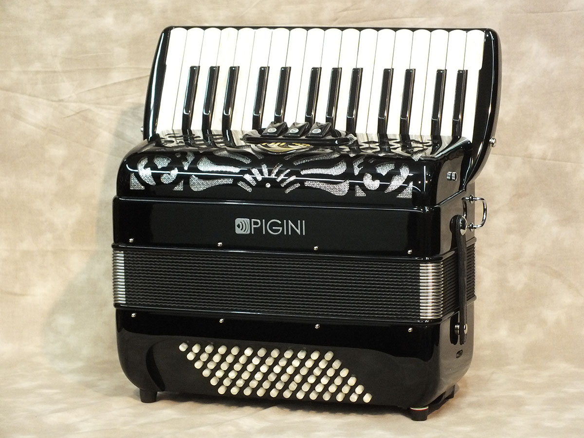 PIGINI Prelude P30 [Black]【アコーディオン】 - 谷口楽器