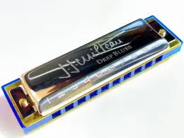 Hohner Marine Band 10本セットケース付き ブルーベルベット HOHNER Marine Band DELUXE 【10ホールズ(ブルースハープ)】 - 谷口楽器