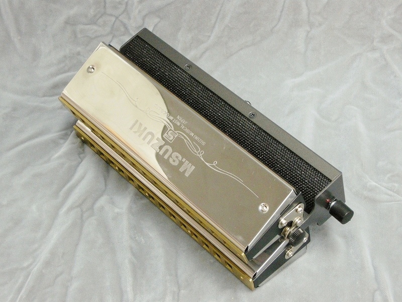 SUZUKI HMB-3 【ダブルバスハーモニカマイク】 - 谷口楽器