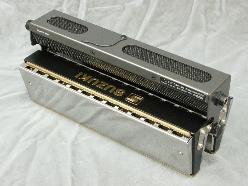 SUZUKI HMB-3 【ダブルバスハーモニカマイク】 - 谷口楽器