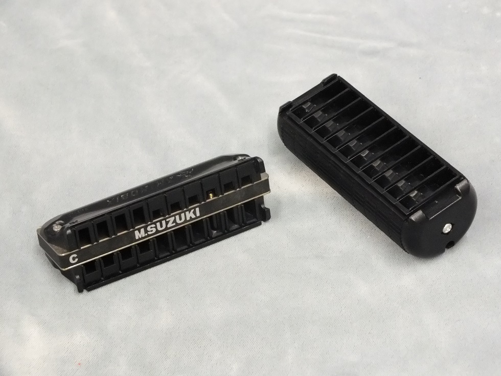SUZUKI “忍SHINOBIX”（Full Set）[SNB-20] 【10穴ハーモニカ専用消音器