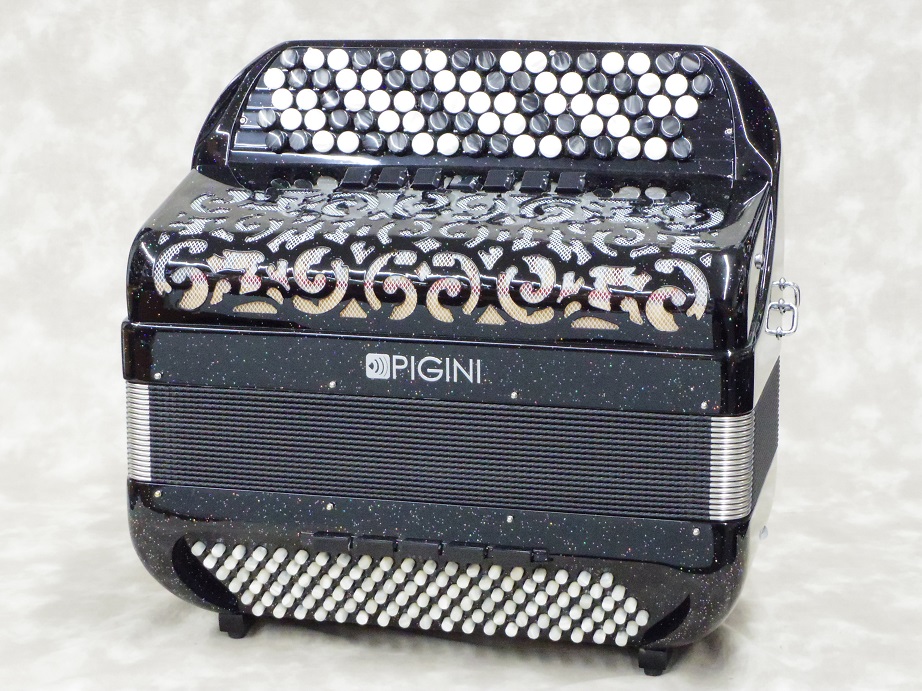 PIGINI Star Jazz 3 [Black] 【アコーディオン】 - 谷口楽器
