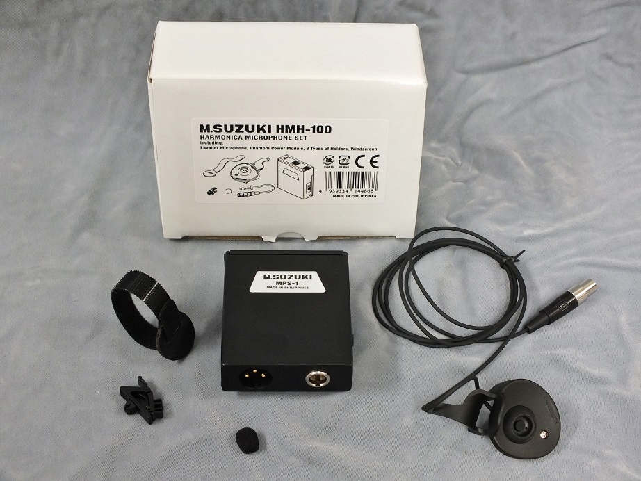 SUZUKI HMH-100 【ハーモニカ専用マイクセット】 - 谷口楽器