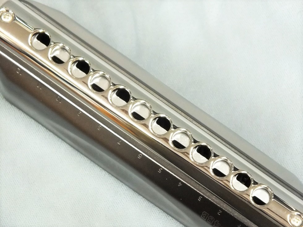 低音域専用!!》 SUZUKI SIRIUS S-48B (12穴) 【クロマチックハーモニカ