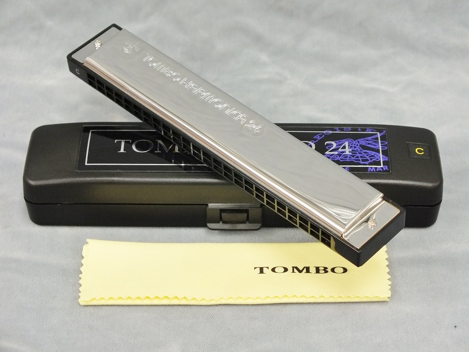TOMBO No.3124 トンボバンド24 【複音ハーモニカ】 - 谷口楽器