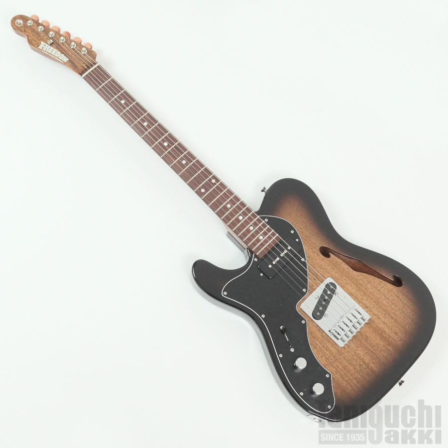 Freedom Custom Guitar Research / Brown Pepper Lefty (Black Burst