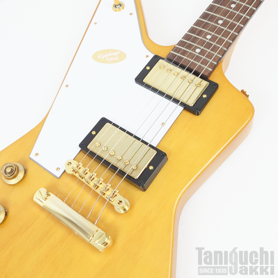 Epiphone Inspired By Gibson Custom 1958 Korina Explorer Left