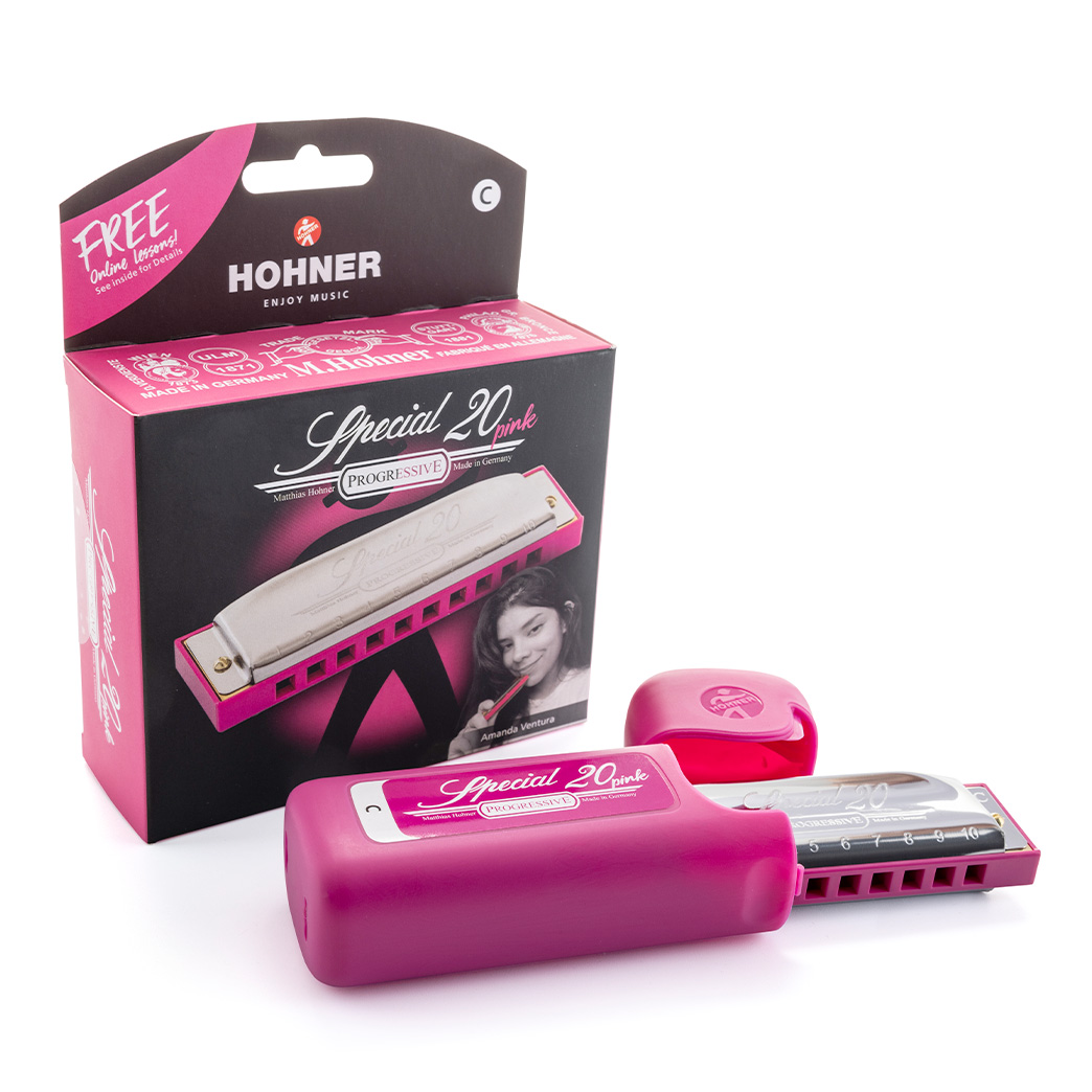 HOHNER Special 20 Pink C調【10ホールズ(ブルースハープ)】 - 谷口楽器
