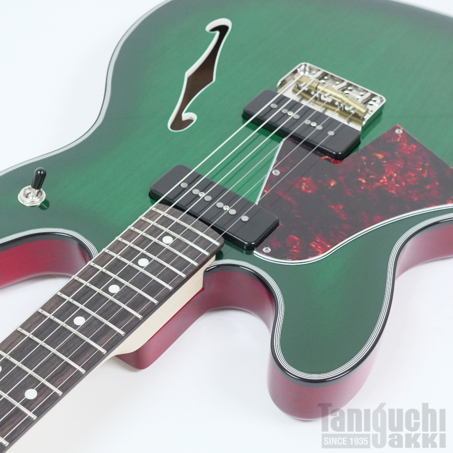 Psychederhythm Rhythmcaster Lefty (British Racing Green Burst