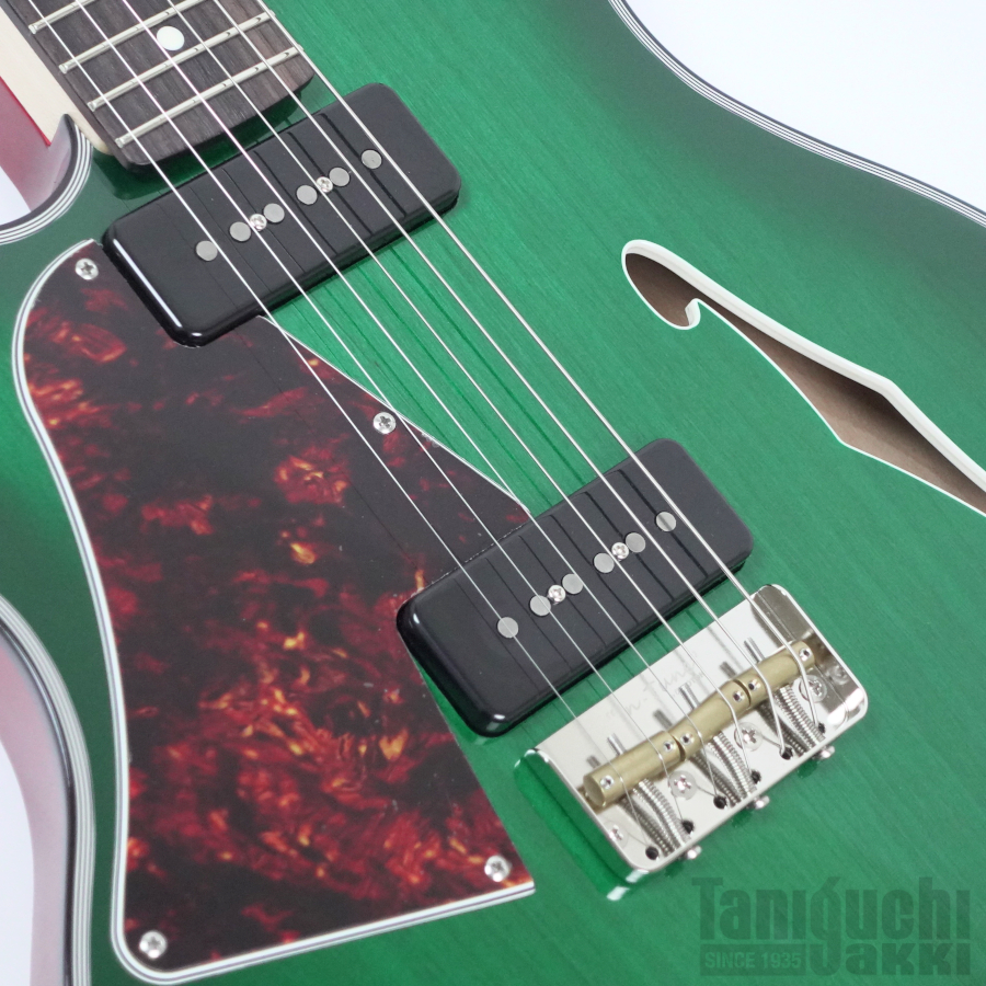 Psychederhythm Rhythmcaster Lefty (British Racing Green Burst