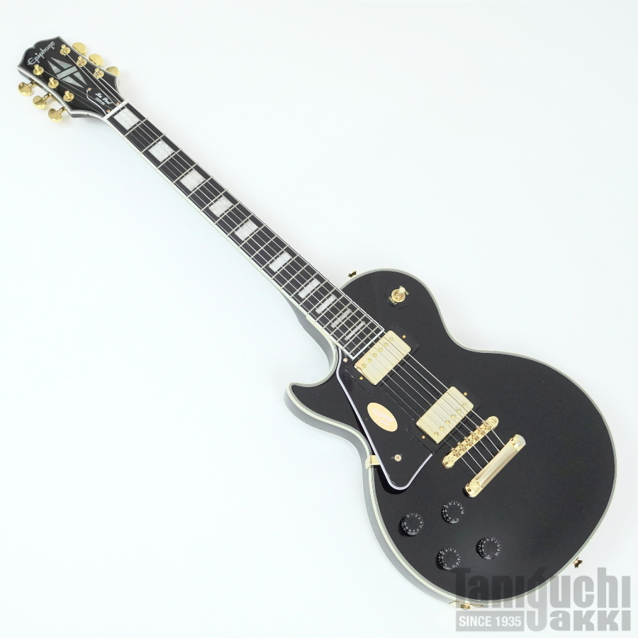 商談中】Epiphone Les Paul Custom Left Hand (Ebony) - 谷口楽器
