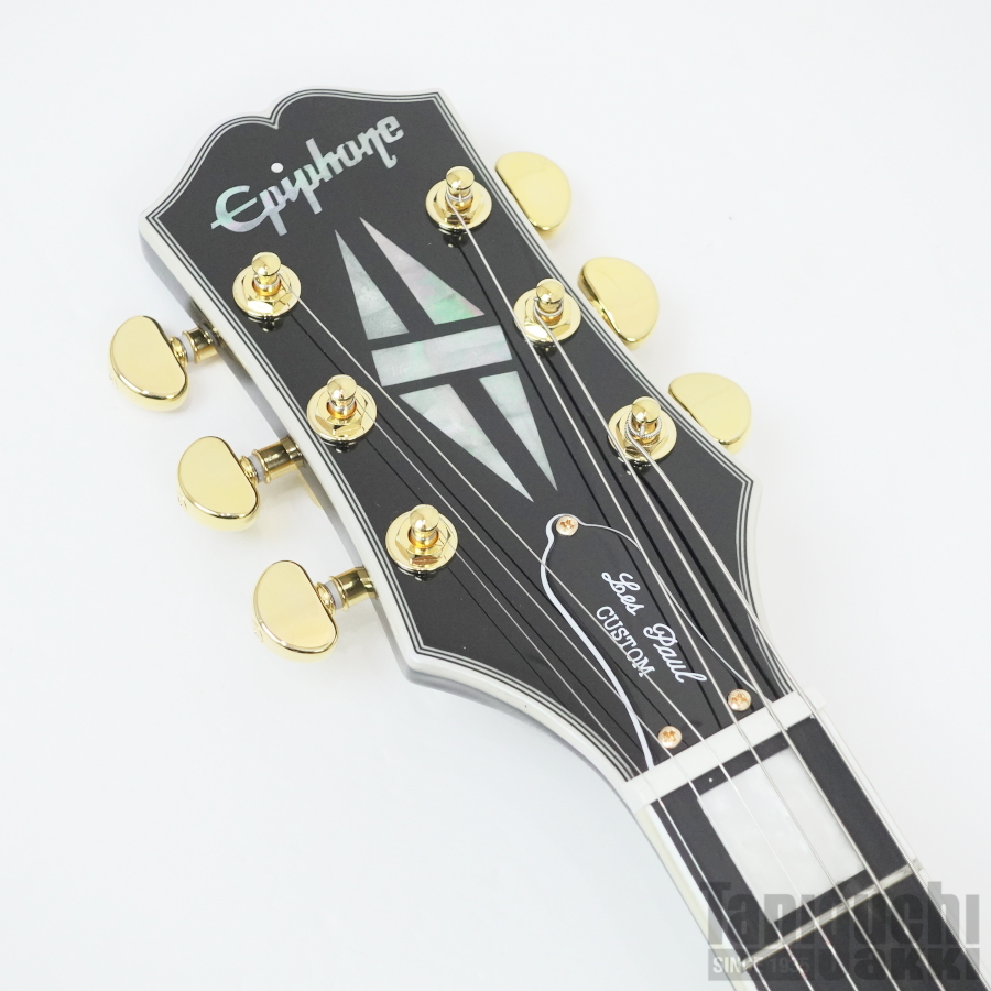 商談中】Epiphone Les Paul Custom Left Hand (Ebony) - 谷口楽器