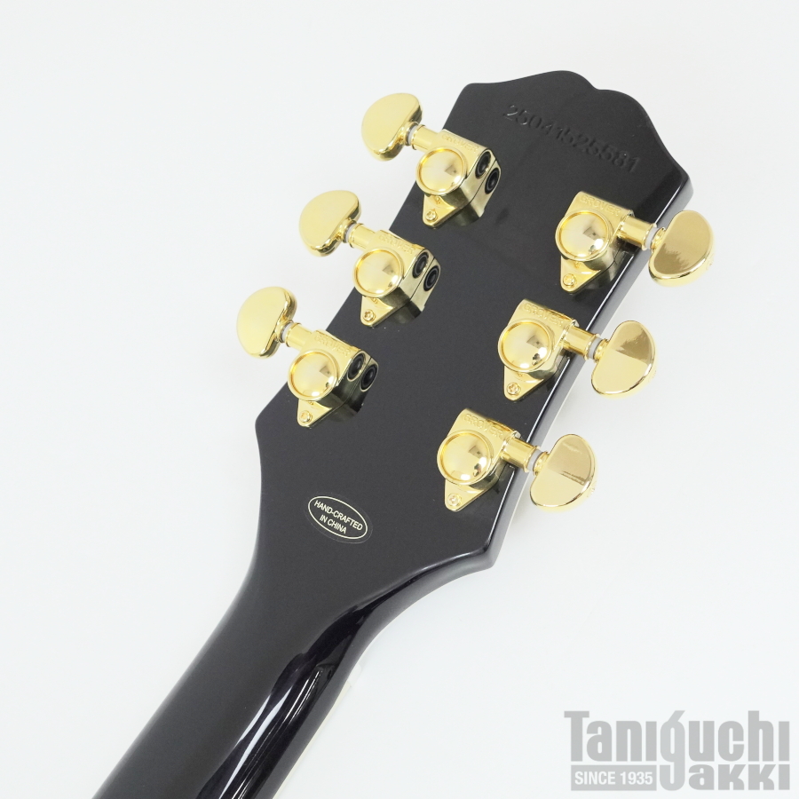 商談中】Epiphone Les Paul Custom Left Hand (Ebony) - 谷口楽器