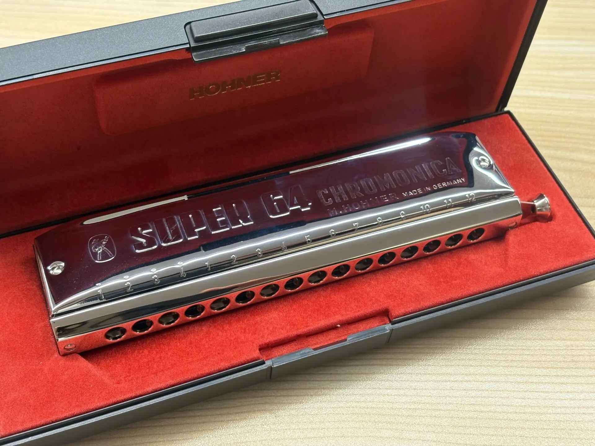 HOHNER Chrometta14 ケース付 HOHNER Chrometta-14 【クロマチックハーモニカ】 - 谷口楽器