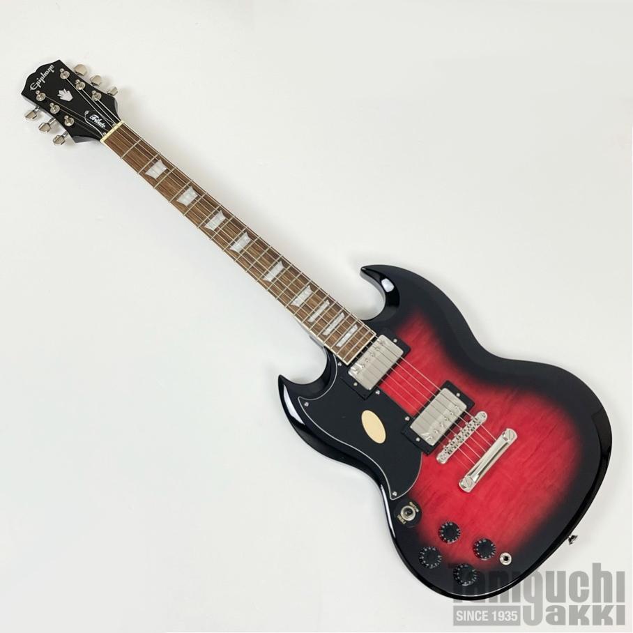 Epiphone SG Tribute Plus Left Hand (Cherry Burst) - 谷口楽器