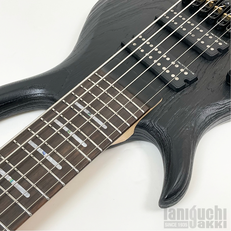 Sire M6 6-String Headless Left Hand (Black Sandblasted) - 谷口楽器