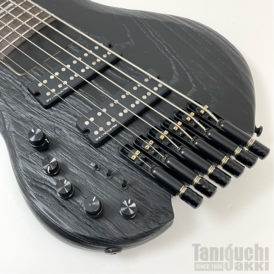 Sire M6 6-String Headless Left Hand (Black Sandblasted) - 谷口楽器