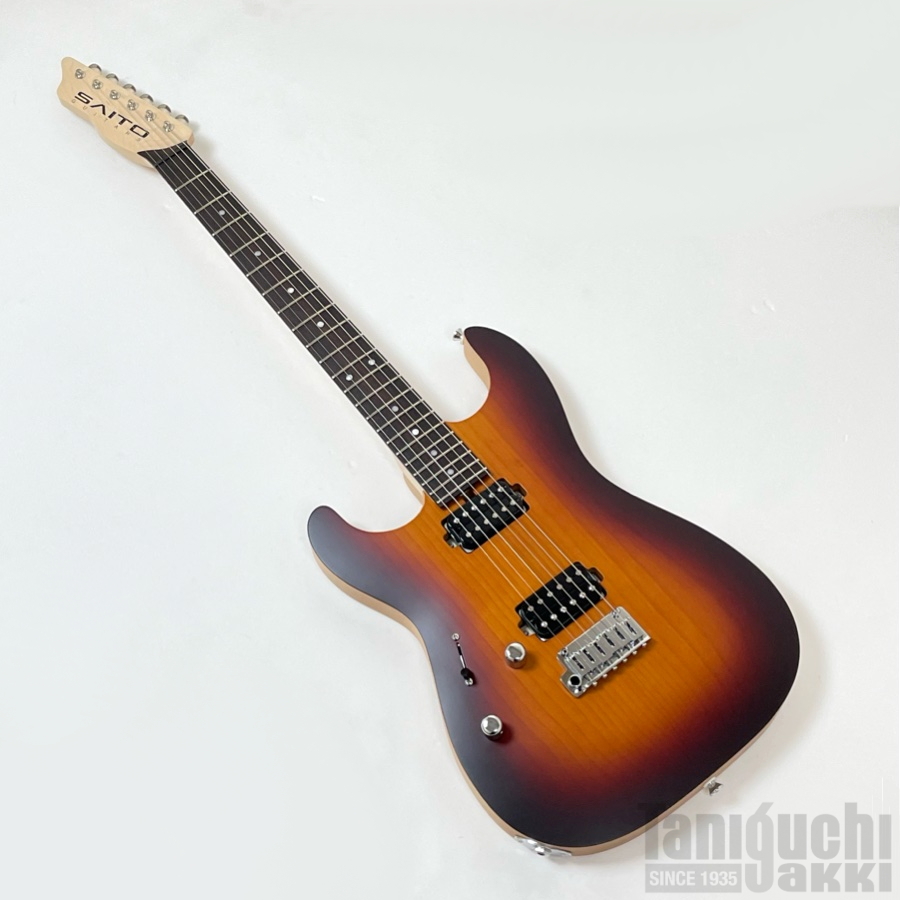 Saito Guitars S-622 Lefty (Burnt) - 谷口楽器