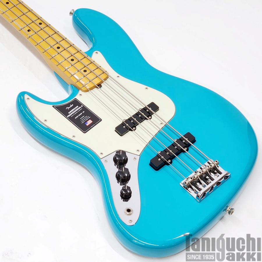 Fender American Professional 2018 オマケ多数 Fender American Professional II Jazz Bass Left-Hand (Miami Blue