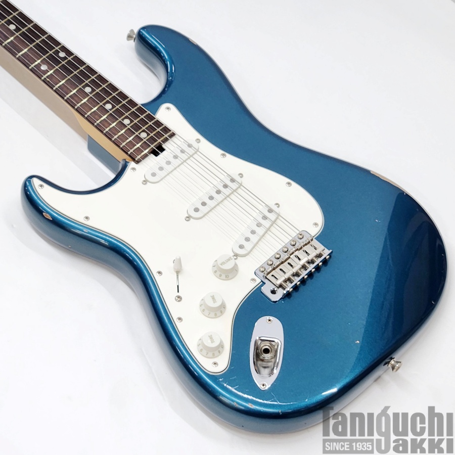 ギター Red House Guitars MUG Tiffany Blue Red House Guitars General S/SSS Lefty #010224 (25.5″/LPB/Medium