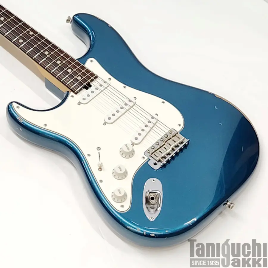 ギター Red House Guitars MUG Tiffany Blue Red House Guitars General S/SSS Lefty #010224 (25.5″/LPB/Medium