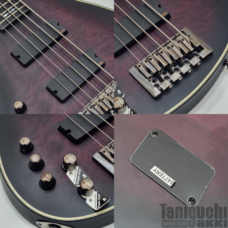 USED】Schecter “Diamond Series” Hellraiser Extreme 5 Left-Hand